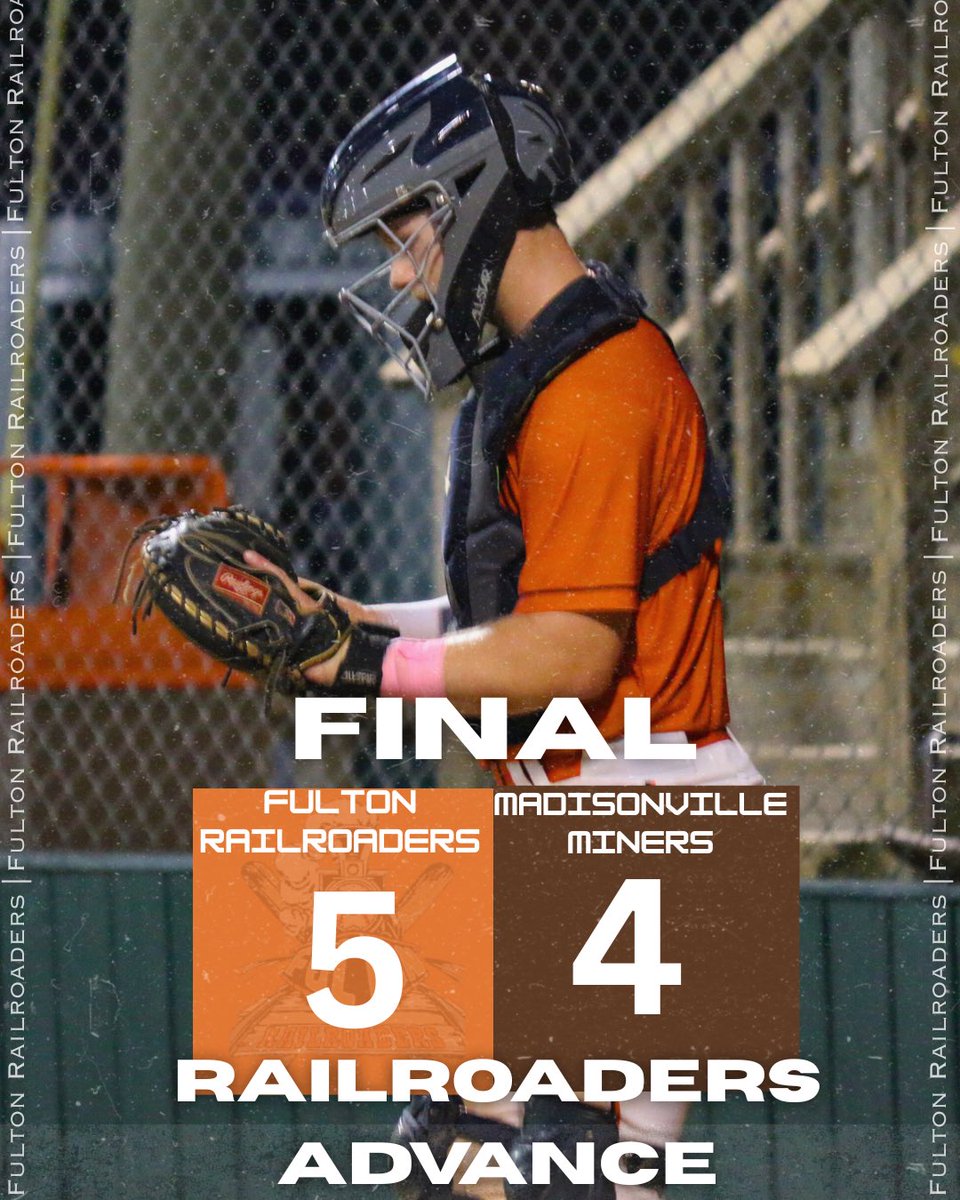 Jacob Lott with a double in the 9th inning, scoring Thomas Kuhn to take home the W for your Railroaders!

The season continues🙌