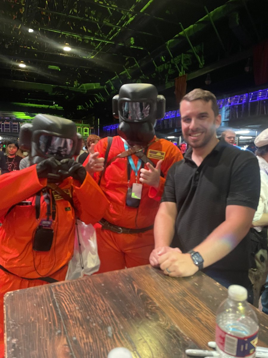 ProfCsChaos's tweet image. Had an absolute blast at NPC this year; thank you across the board to @ChaoticK9 , @JTMusicTeam , @LivingTombstone , @longestsoloever and every other artist we met up with throughout the event. You guys were awesome to chat with and we can’t wait to go back next year! #NPC2025