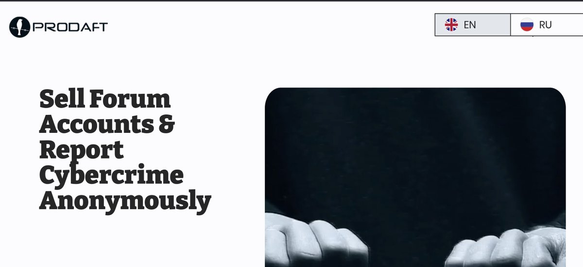 thoughtfault's tweet image. &gt; register on cybercrime forums
&gt; larp for a year
&gt; sell forum accounts to prodaft
&gt; profit?
