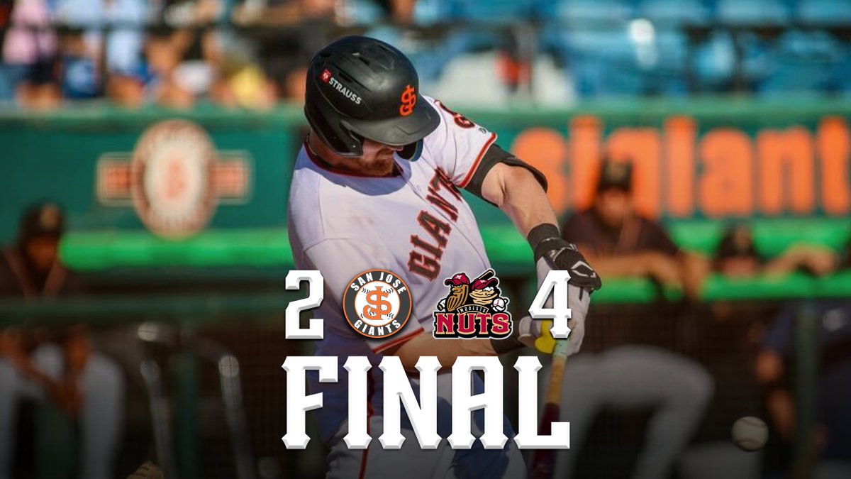SJGiants's tweet image. Final from San Jose.