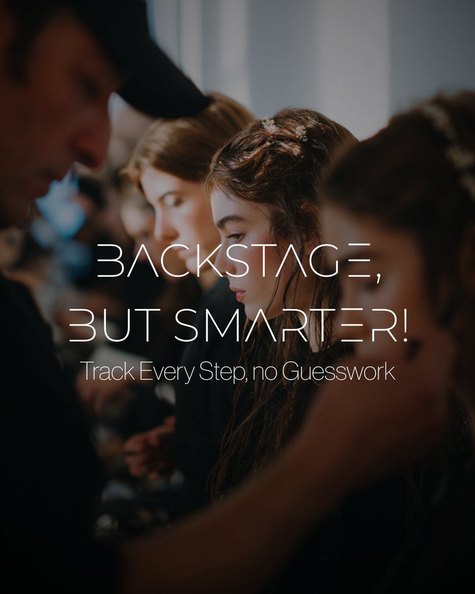 firstfaceapp's tweet image. Stay in sync with real-time updates as models check in and complete hair and makeup. No guesswork, no chaos.

#FirstFace #FashionRevolution