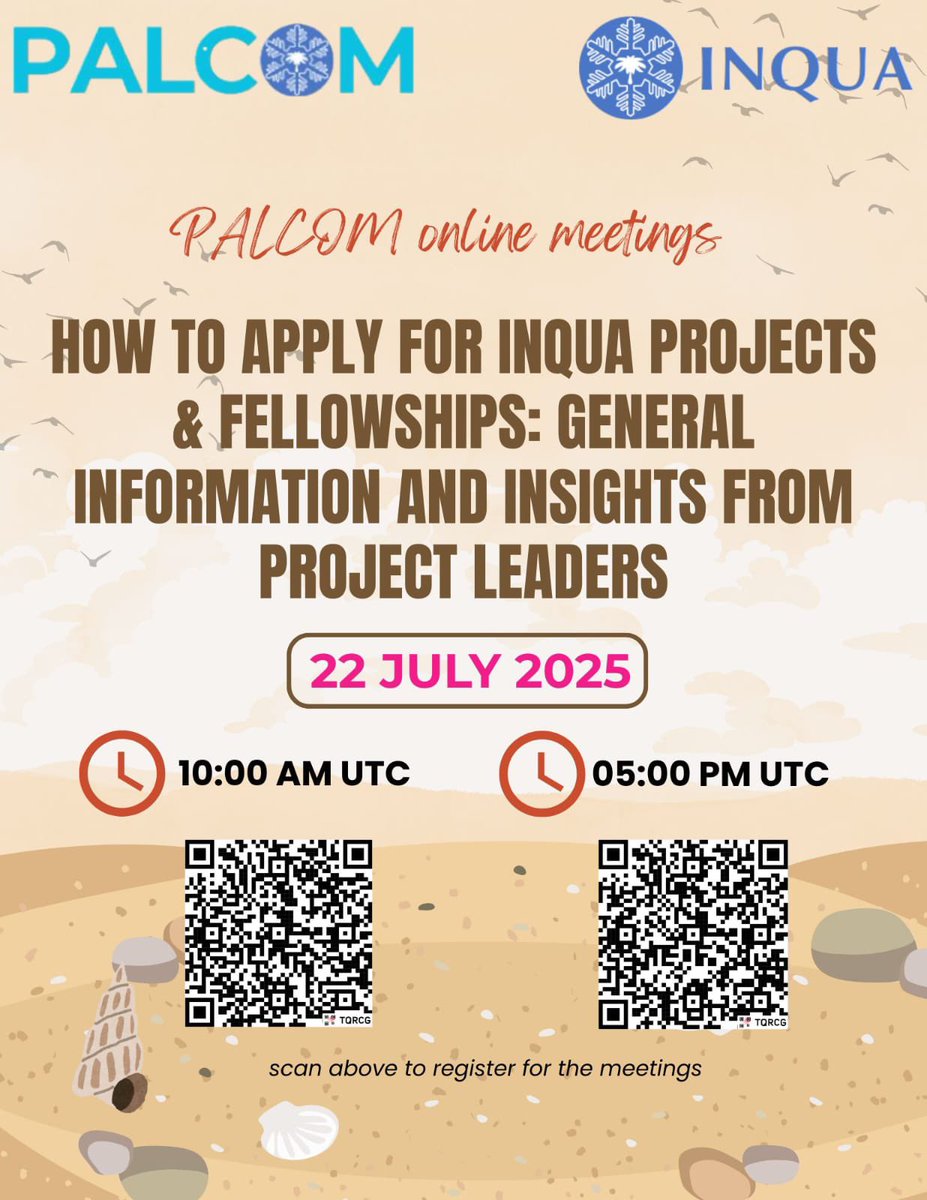 PALCOM (@palcom_inqua) on Twitter photo INQUA-PALCOM online meeting on “How to Apply for INQUA Projects & Fellowships”
<a href="/INQUA/">INQUA</a> <a href="/inqua2027india/">Inqua2027 India</a> <a href="/INQUA_ECR/">INQUA Early Career Researchers</a> <a href="/InquaRoma2023/">INQUARoma2023</a> #grantwriting #quaternary #climate INQUA-PALCOM online meeting on “How to Apply for INQUA Projects & Fellowships”
<a href="/INQUA/">INQUA</a> <a href="/inqua2027india/">Inqua2027 India</a> <a href="/INQUA_ECR/">INQUA Early Career Researchers</a> <a href="/InquaRoma2023/">INQUARoma2023</a> #grantwriting #quaternary #climate