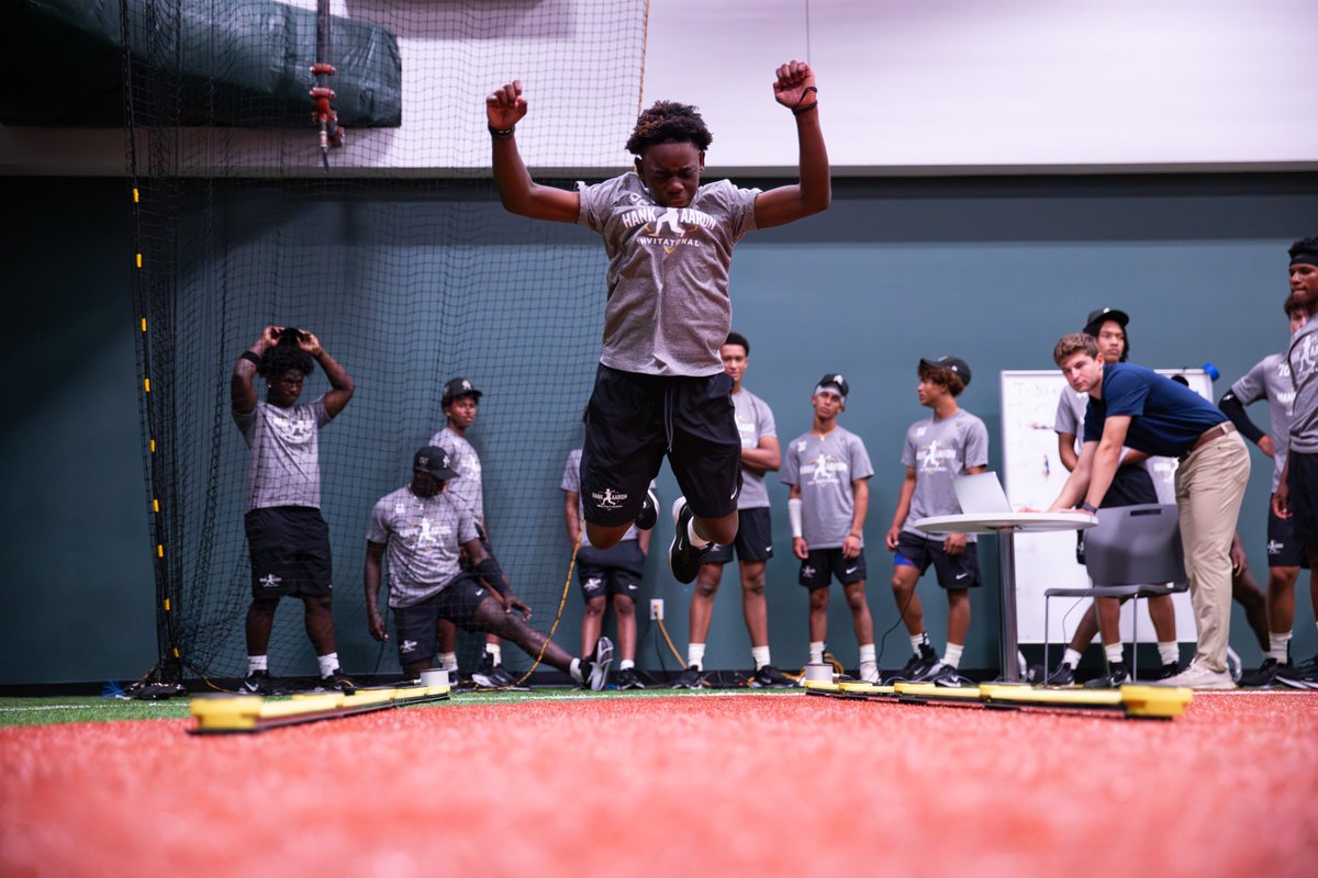 USABasePipeline's tweet image. Pushing the body and testing the limits at Hank Aaron Invitational PDP Testing 🧪