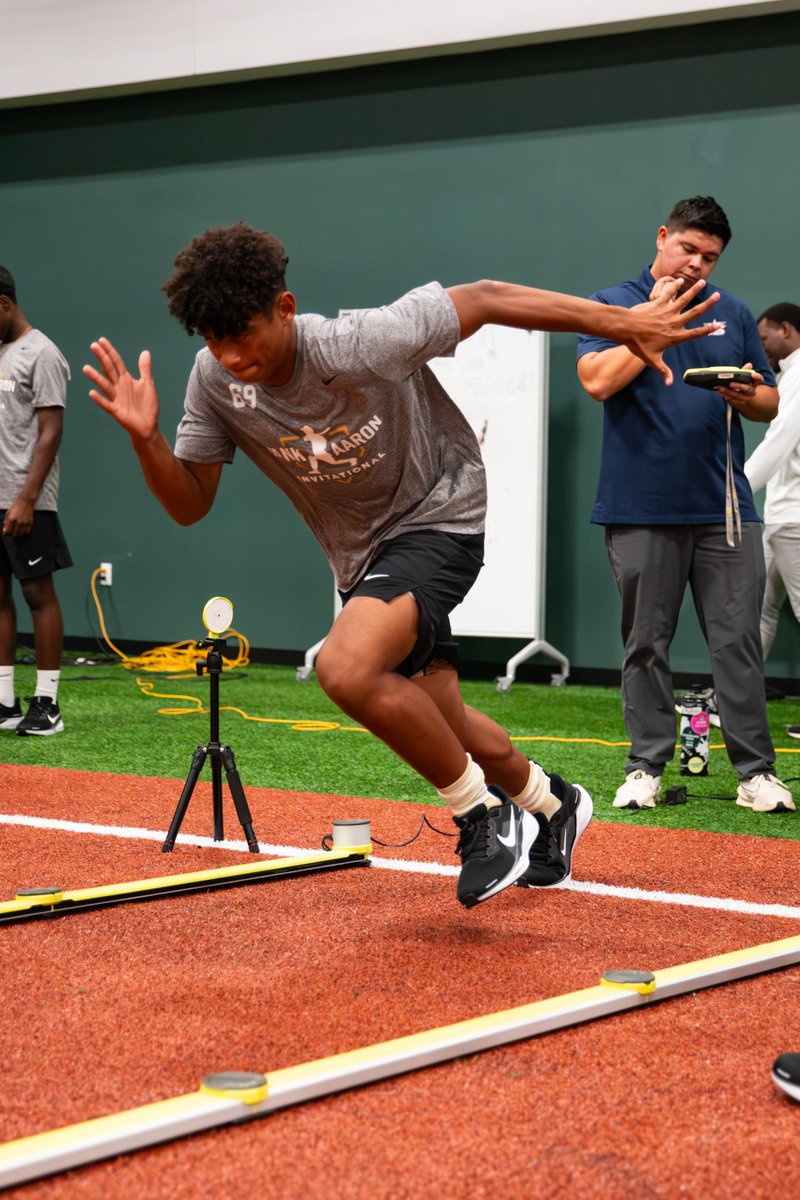 USABasePipeline's tweet image. Pushing the body and testing the limits at Hank Aaron Invitational PDP Testing 🧪