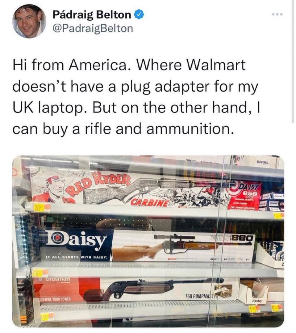 RealJamesWoods's tweet image. Those are BB guns. But we do have all we need to stop illegal aliens and domestic criminals when they pull the crap you guys can’t stop in the UK.