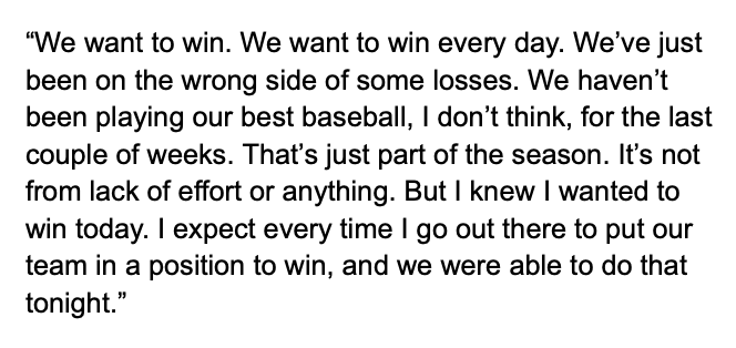 EvanPetzold's tweet image. Tarik Skubal on the #Tigers snapping their season-long six-game losing streak: