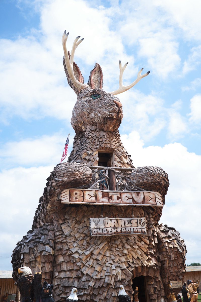 davidclowery's tweet image. South Dakota is in an entirely different league when it comes to roadside kitsch. No other state comes close.