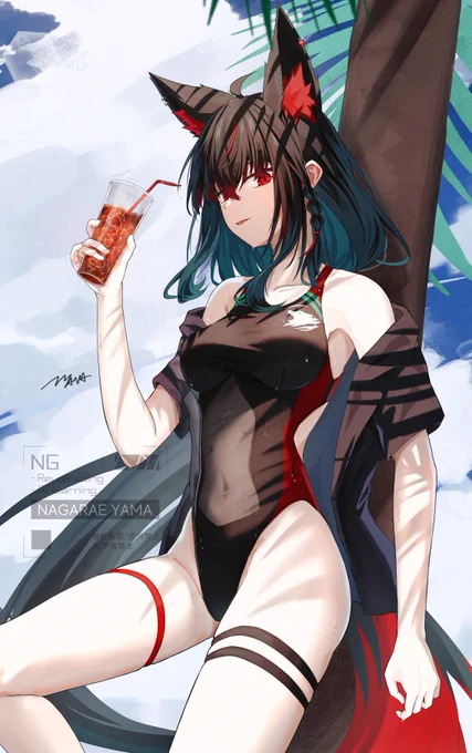 #絵フブキ 黒上フブキ