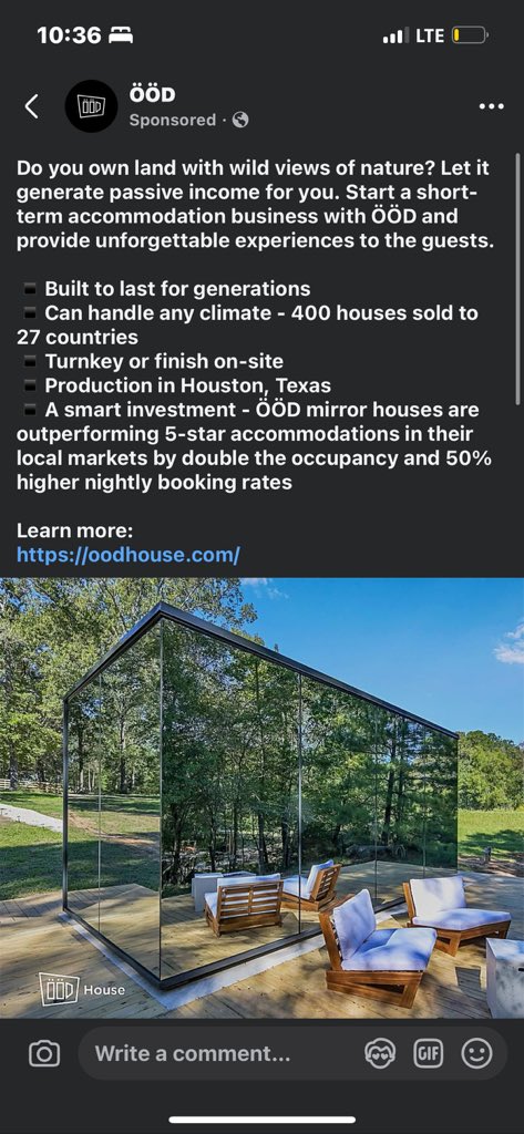 acquisizioni's tweet image. Although I love living on a tiny lot with barely any lawn to cut, walking distance to stuff, I also have the yearning for acres and acres so I can plop these types of things all over the place.