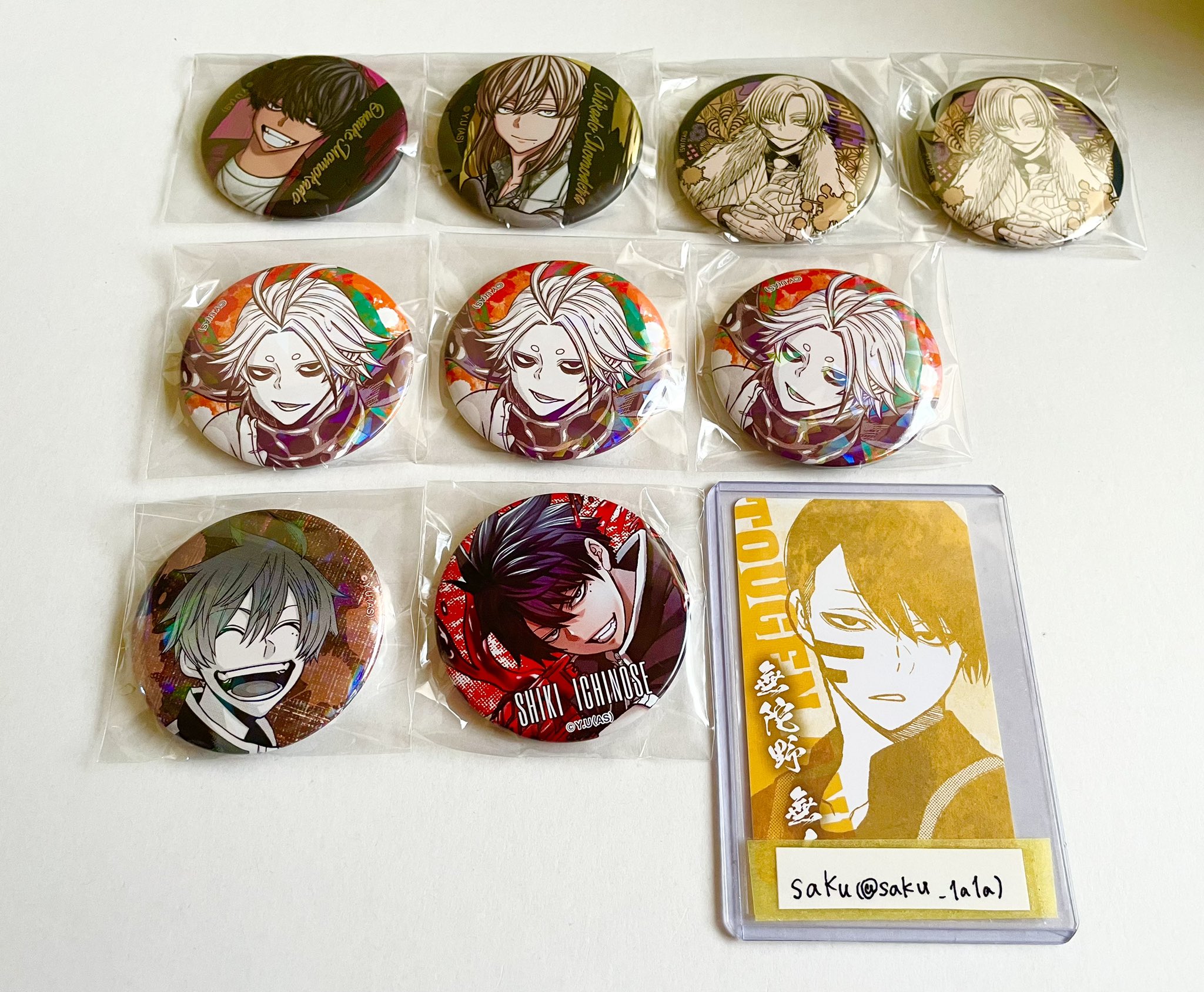 鬼ヶ式うら　非売品缶バッジ コンパス 非売品缶バッジ 鬼ヶ式うら キャラクターグッズ