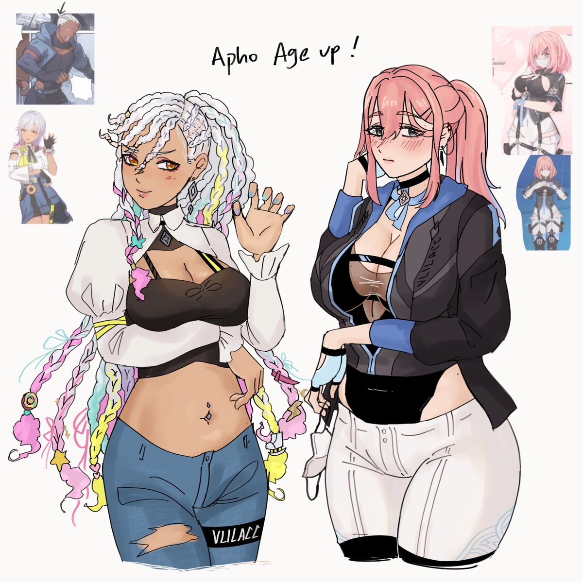 vlilacc's tweet photo. Bringing back these apho2 age up designs for funsies https://t.co/1bjA68CQUF