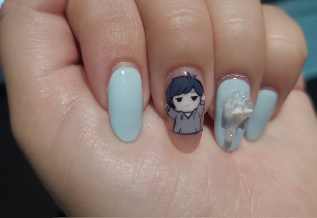ShisoraShou's tweet photo. Got my nails done again like two weeks ago With AtR! 
𐔌՞ ܸ.ˬ.ܸ ՞𐦯
Mafumafu got so many details https://t.co/Ko6j4j7V9d