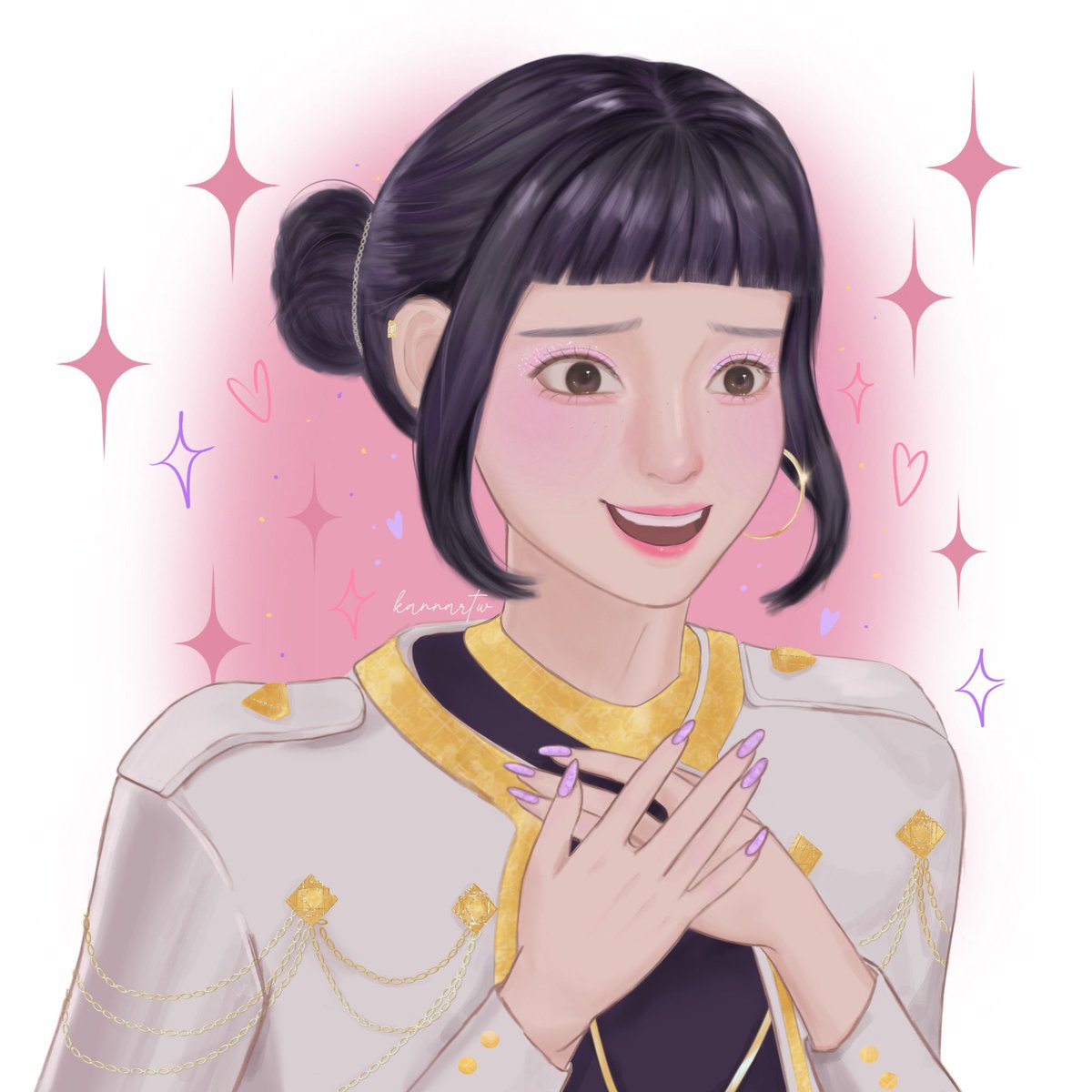 kannartw's tweet image. Zoey in my art style!✨
 #kpopdemonhunters
#kpopdemonhuntersfanart