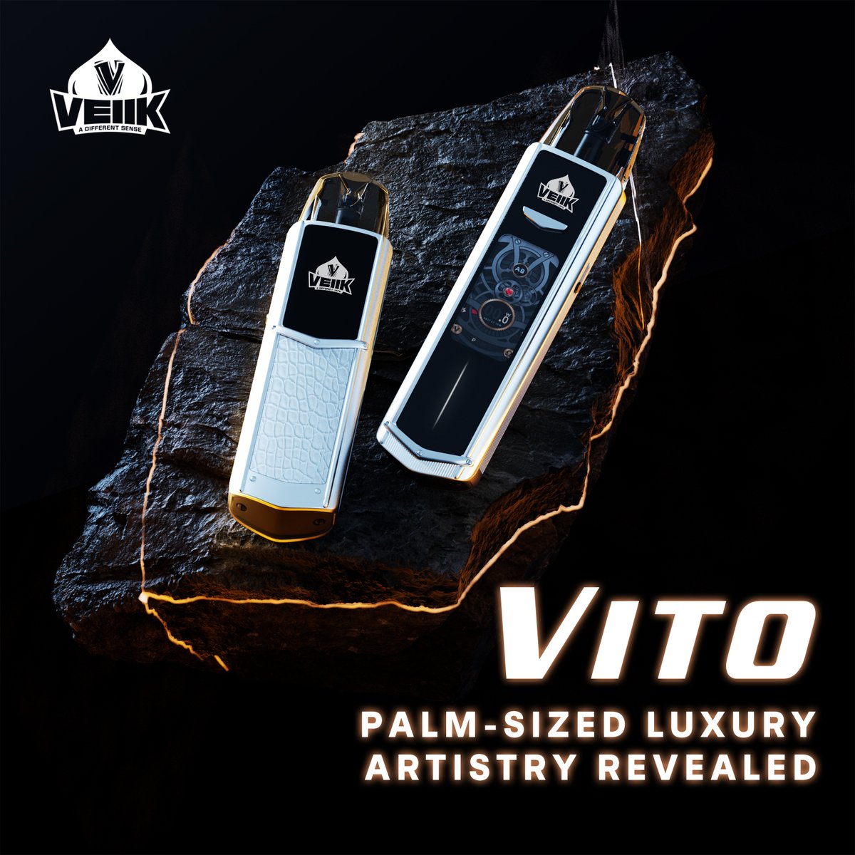 Stephan74451705's tweet image. The Epitome of Luxury, Craftsmanship, &amp;amp; Evolution: VEIIK VITO
   · Capacity: 2ml
   · Power Range: 5-30W
   · Battery: 1100mAh
   · 2 resistance switches in 1 pod to adapt the power
#vito #refillablepod #vape #veiik #vapeon #pod #refillable #vapor #podsystem #smoke #ecigarette