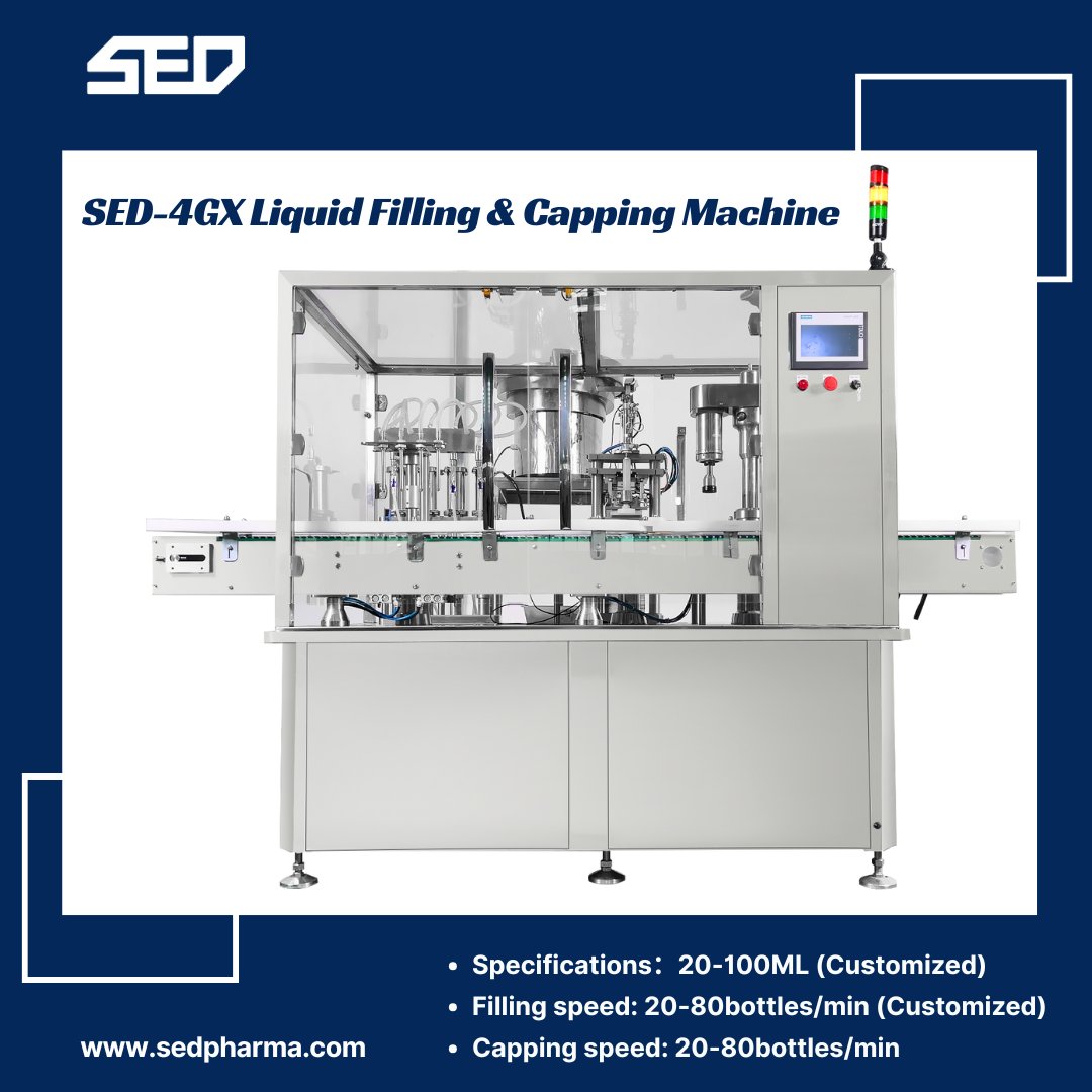 SedPharma's tweet image. Speed up your production line with our Automatic Liquid Filling &amp;amp; Capping Machine 
➡️ Fill, Cap &amp;amp; Tighten – in one motion
➡️ GMP Compliant
➡️ Intuitive PLC Touchscreen
🌐sedpharma.com

#liquidfillingmachine #sedpharma