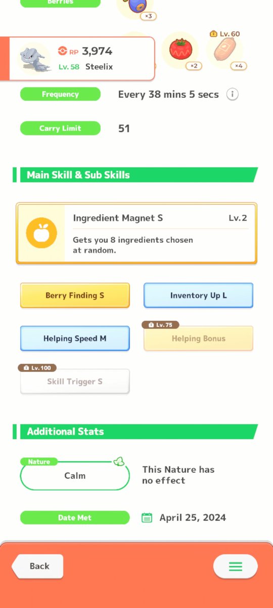 thesiberianonyx's tweet image. Long have I waited for mints

 #PokemonSleep2nd #PokemonSleep