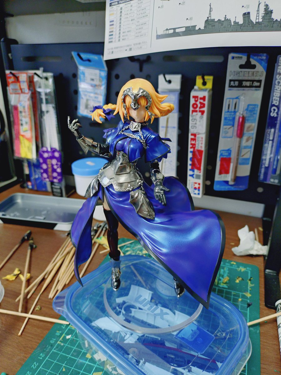 m_oi9b's tweet image. この3連休ずっと暑さとシンナー浴びてたからガチの意味で限界や！(死にかけ)
今週中には完成させまふ