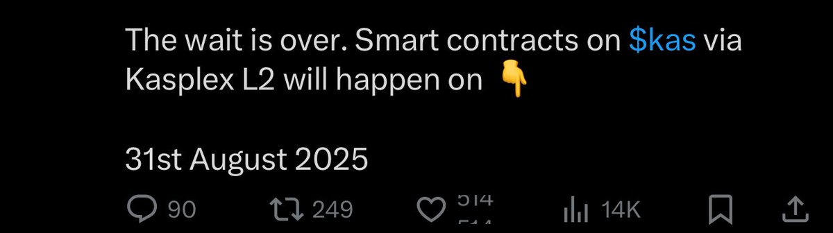 joewong__'s tweet image. 2 BULLISH SIGNS ON $KAS TODAY 🔥🚀
1. SC COMING ON 31 AUGUST
2. $KAS CROSSED $0.10
#Kaspa