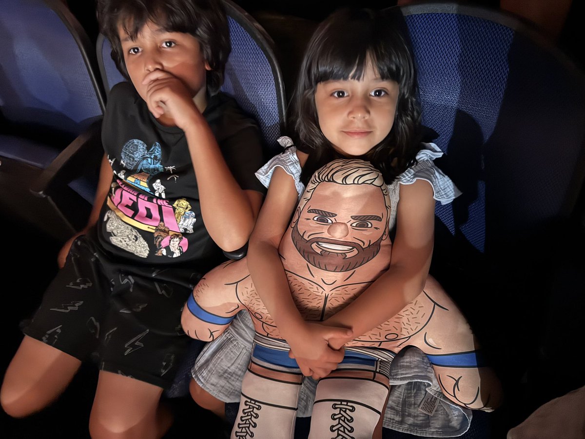 MattBinder's tweet image. my 6 y.o. daughter joined me and her brother to attend her first live pro wrestling event at TNA Slammiversary tonight so she could see her favorite wrestler @JoeHendry