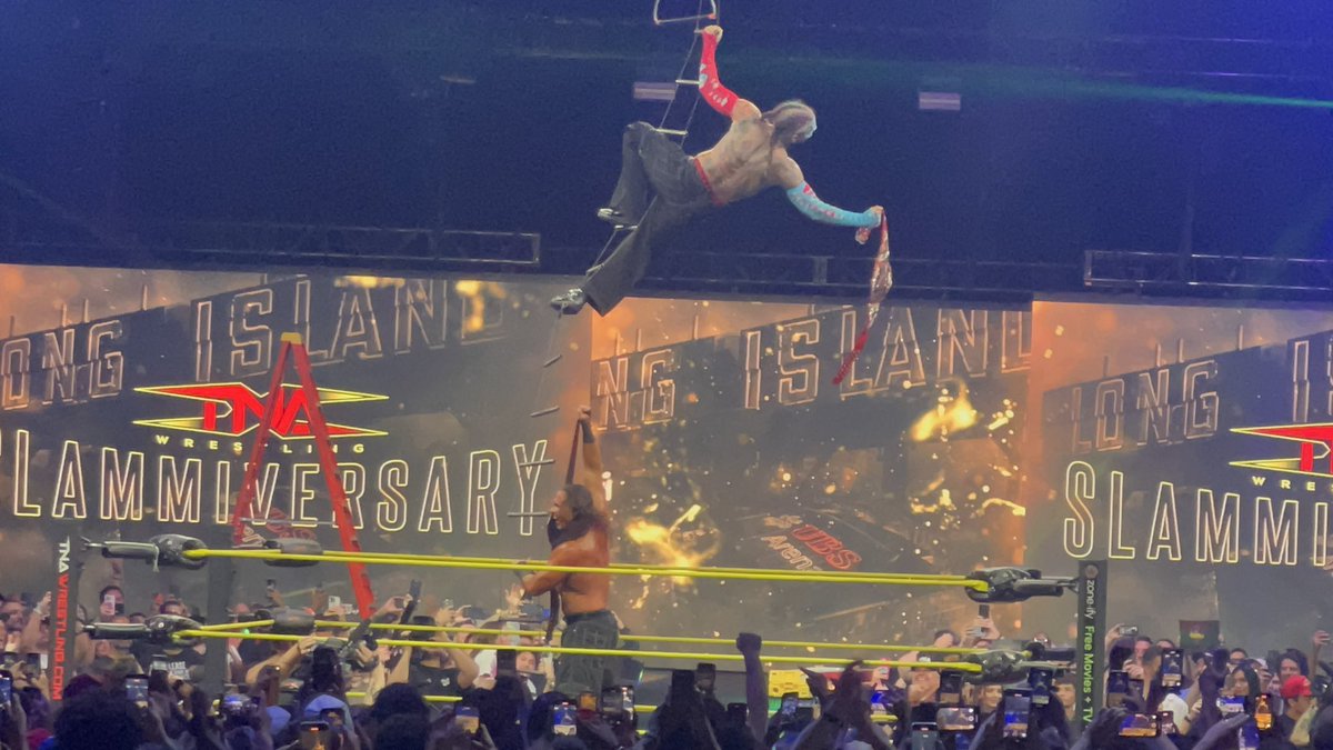 WeRWrestlingg's tweet image. THE HARDY BOYZ ARE THE NEW TNA WORLD TAG TEAM CHAMPIONS! #TNASlammiversary