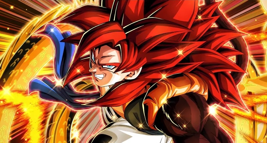 Damage5146's tweet image. Dokkan always comes through for SSJ4 Gogeta artwork hot DAMN