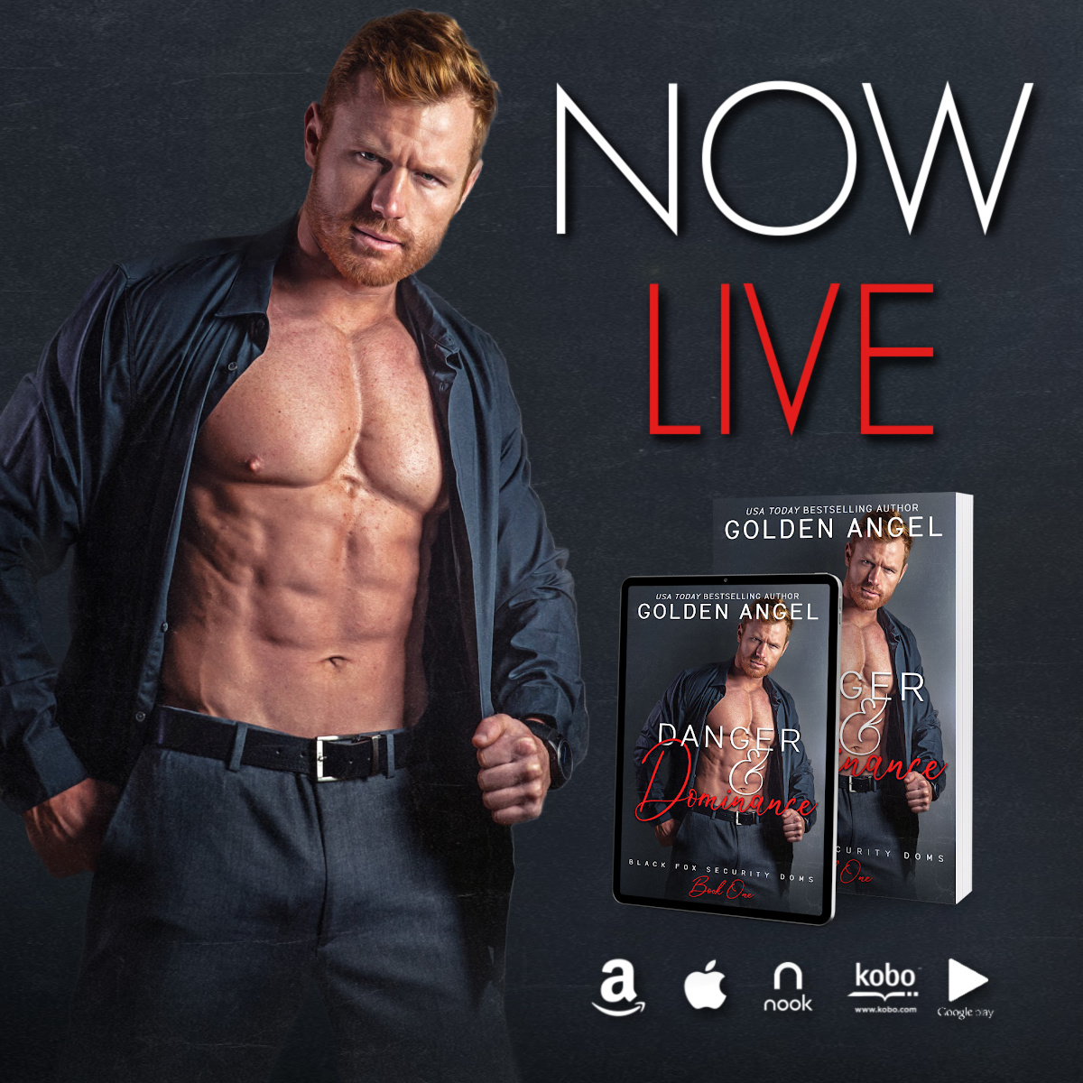 🔥 NEW BDSM ROMANCE SERIES 😈
THIS IS NOT A DRILL: The Black Fox Security Doms are finally here!
Danger &amp; Dominance by @goldeniangel is now live everywhere!!

🔗 geni.us/DangerandDomin…

@1852media