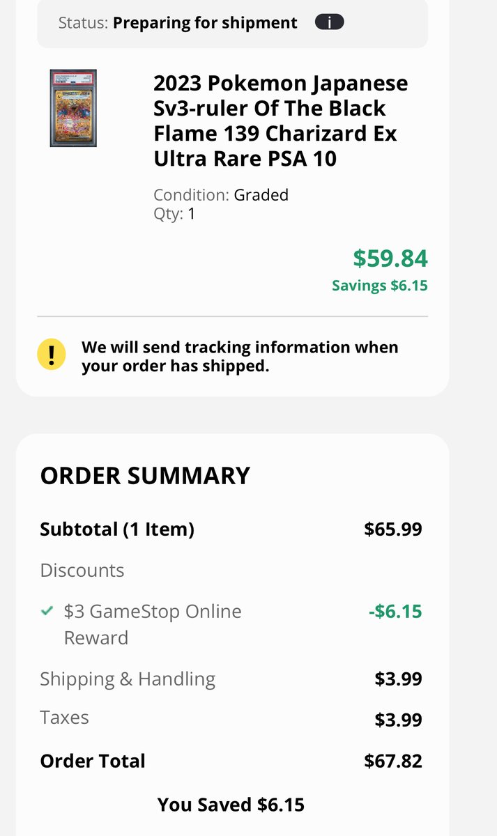 foxenflask's tweet image. Wednesdays are for @gamestop
I can sell this right now for $80-95 #CardArbitrage