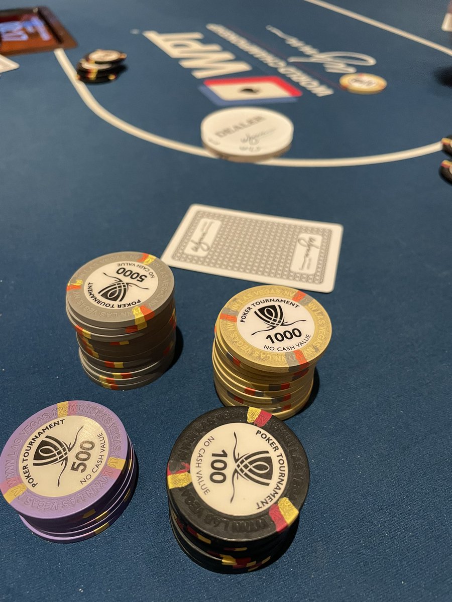 tomlovesvegas's tweet image. Only 32 entries in the Wynn $160 nightly. $10k guarantee. Best poker room around, come on down. @WynnPoker
*i just cracked someone's aces so I'm in a good mood