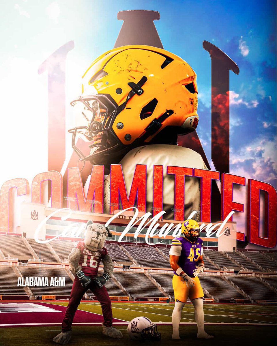 HBCUSports1's tweet image. Cameron Munford from Edna Karr High School in New Orleans, LA has committed to Alabama A&M
* Class of 2026
* (H-Back) 3.8 GPA
@Cameron8Munford