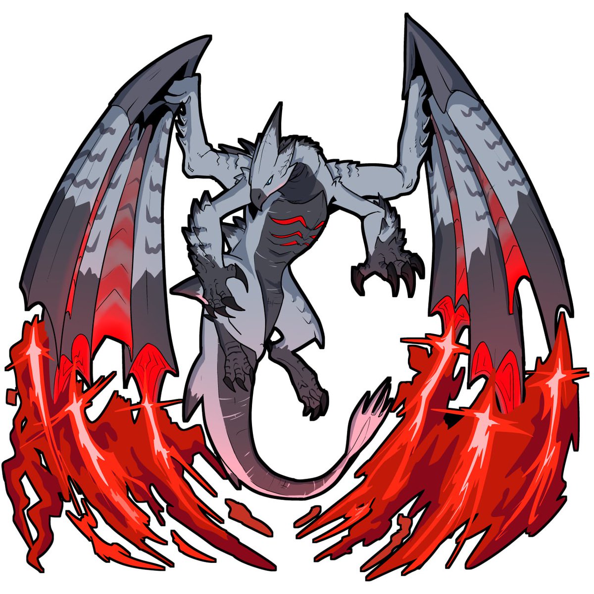 TheGooseDragon's tweet image. More Monster Hunter charms :3c
This time: Nargacuga / Blinking Nargacuga and Valstrax