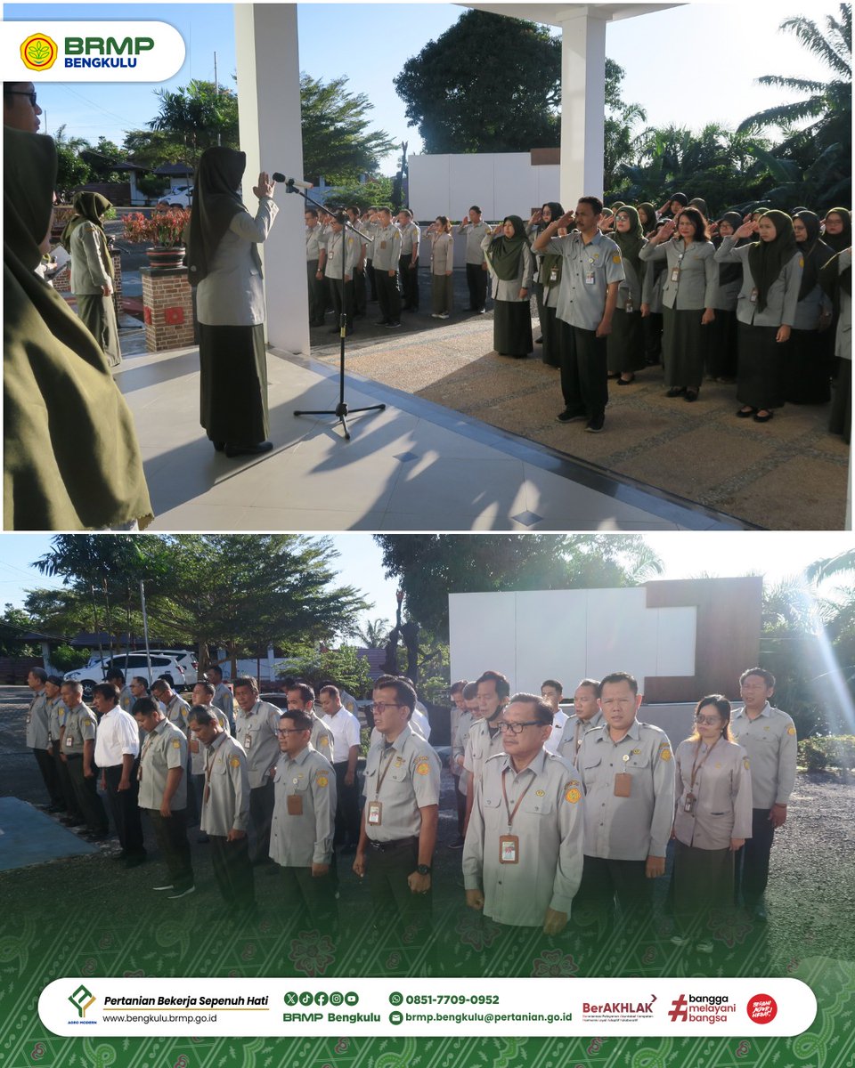 Brmp_Bengkulu's tweet image. #SemangatPagi #FrenSIP

Pagi Cerah, Semangat Pegawai BRMP Bengkulu Lakukan Apel Pagi

facebook.com/10006437861389…
#brmpuntukindonesia 
#agromodern
#brmpkementan
#kitapastilebihbaik
#pertanianmajumandirimodern
#JagaPanganBiarAman
#swasembadapangan
#luastambahtanam