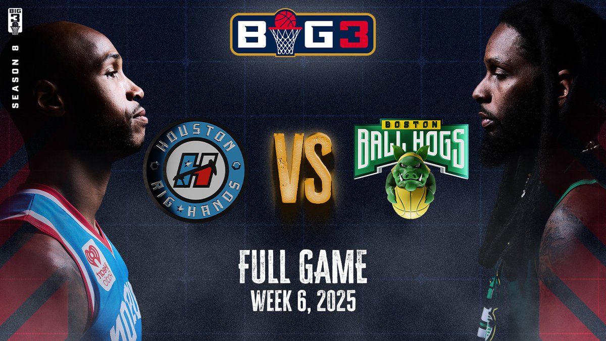thebig3's tweet image. WEEK 6 FULL GAME: @BIG3_BallHogs vs. Houston Righands
馃敆: youtu.be/oXyRWzvpckg