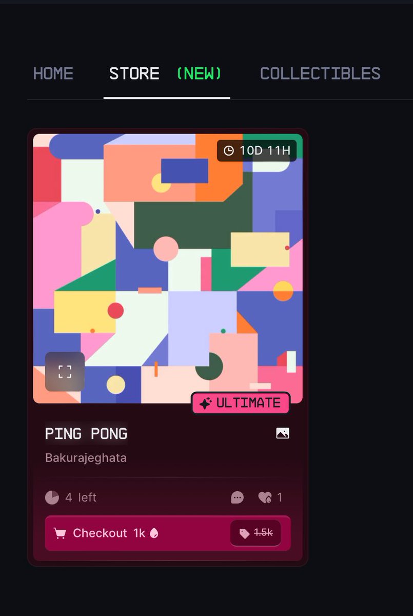 bakurajeghata's tweet image. GM fams

Ping Pong still available to buy at @drip_haus 🥰✨
4 edition left 🙌🏻