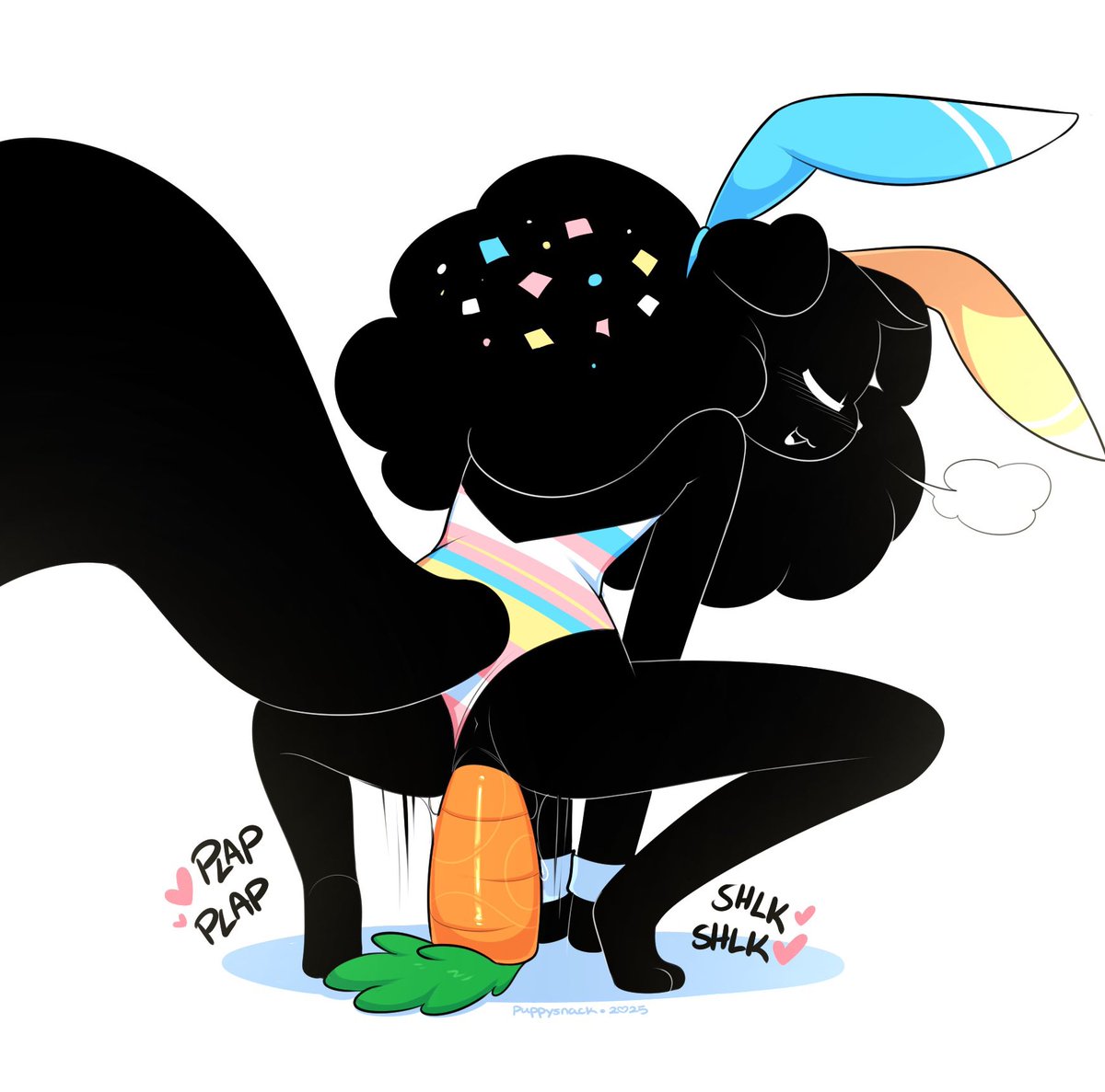 puppysnackz's tweet photo. Easter stuff I did this year of 2025!!!! 💕

#puppysnackzmascot https://t.co/EiWkWi4Zac