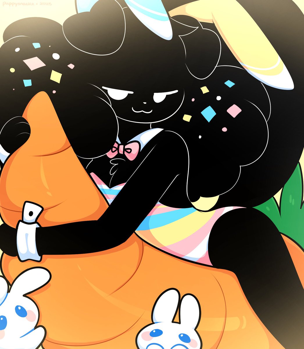 puppysnackz's tweet photo. Easter stuff I did this year of 2025!!!! 💕

#puppysnackzmascot https://t.co/EiWkWi4Zac