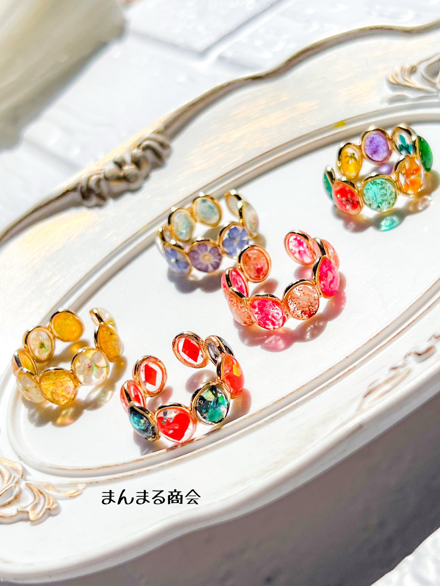 Ru.アクセサリーあいぱんまんさま ☆RIIZE☆アントンABセット☆ぷっくりめじるしアクセサリーの