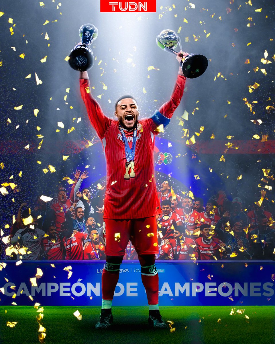 TUDNUSA's tweet photo. 👑⭐️🏆CAMPEÓN DE CAMPEONES🏆⭐️👑 
👑⭐️🏆CAMPEÓN DE CAMPEONES🏆⭐️👑
👑⭐️🏆CAMPEÓN DE CAMPEONES🏆⭐️👑

Comandado por Alexis Vega, Mohamed y Paulinho @TolucaFC ha dado EL GOLPE DE AUTORIDAD y se convierte en el nuevo Rey del Futbol Mexicano😈🔥🫡

De pie ante Su Majestad El Diablo🫰😎