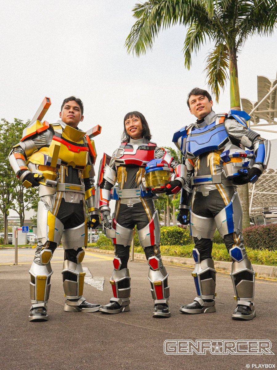 genforcer_pro's tweet photo. Introducing our Genforcer team - Hafiz, Nora and Sean.

Protecting and saving lives with courage, compassion
and unity. For a brighter tomorrow. 💪🟡🔴🔵

#genforcer #superhero #sgtoku #singapore #tokusatsu #indietokusatsu #police #firefighter #paramedic #officialcastreveal https://t.co/j4c6OLAZqz