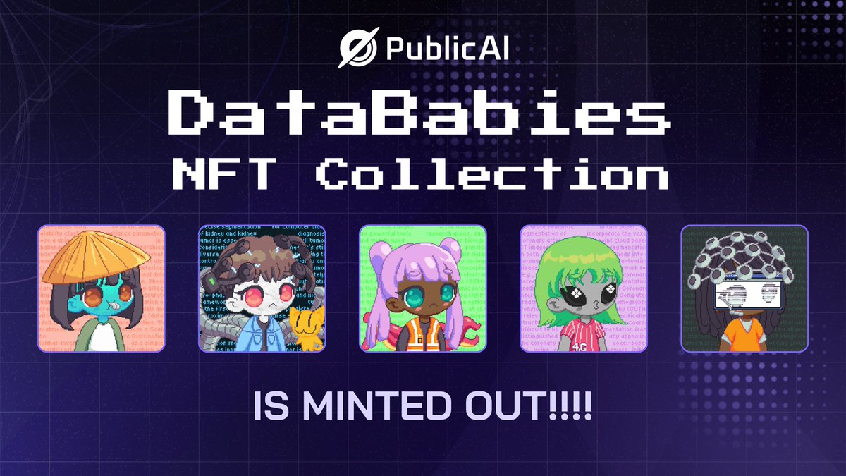 The Rare Vandal 🏛️🧠 (@vandigital) on Twitter photo Looks like I'm about to sweep the <a href="/DataBabies333/">DataBabies 🪐💜</a> floor over on HOT Craft (<a href="/hotdao_/">HOT Protocol 🔥</a>) and gift these cute little neochibi NFTs to our <a href="/PublicAI_/">PublicAI</a> Judges & Guards!
If you're quick you can get in before the floor price rises!
hotcraft.art/collection/dat… Looks like I'm about to sweep the <a href="/DataBabies333/">DataBabies 🪐💜</a> floor over on HOT Craft (<a href="/hotdao_/">HOT Protocol 🔥</a>) and gift these cute little neochibi NFTs to our <a href="/PublicAI_/">PublicAI</a> Judges & Guards!
If you're quick you can get in before the floor price rises!
hotcraft.art/collection/dat…