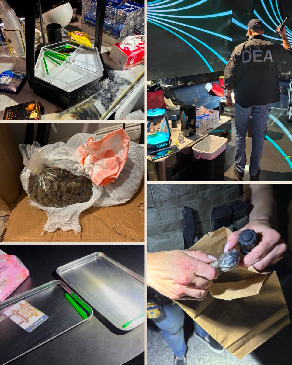 DEALOSANGELES's tweet image. Over the weekend, DEA LA Field Division OCDO/SRT joined federal partners in a multi-agency operation. DEA, #HSI, #FBI & #CBP executed search warrants in El Monte, CA, @ an underground nightclub w suspected ties to Chinese Organized Crime. Several individuals were arrested. @DEAHQ