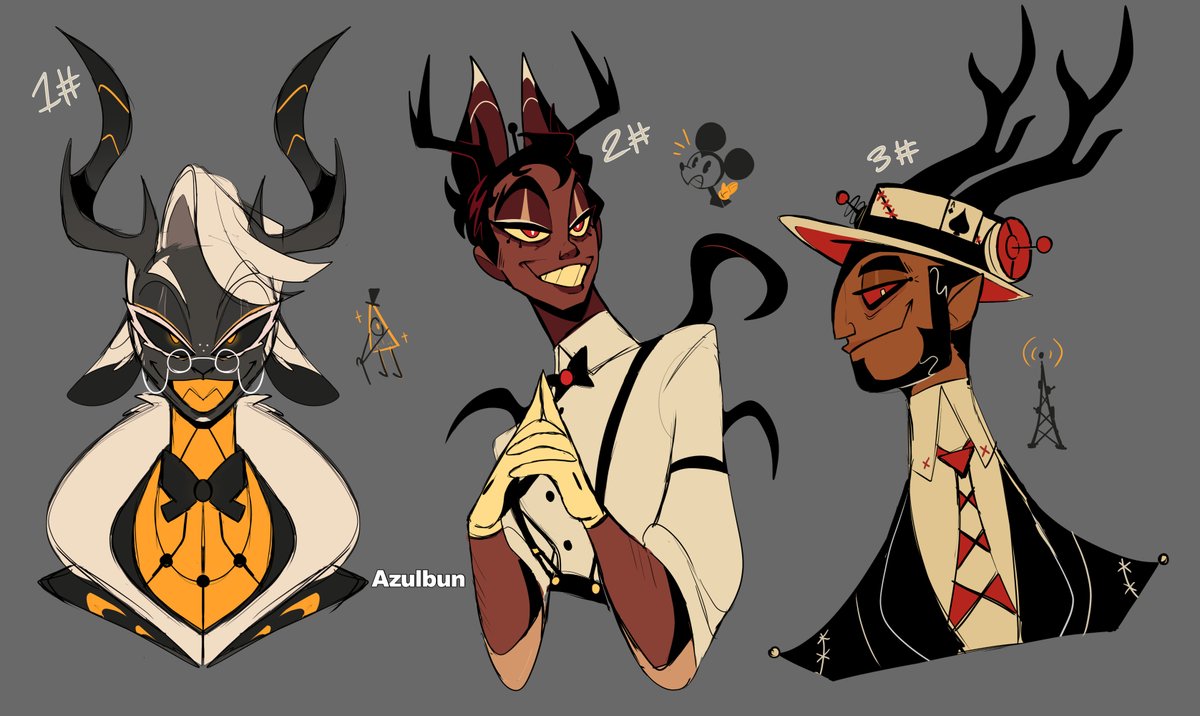 AzulBun (@azulbun) on Twitter photo Little Alastor redesigns for fun! 📻 #hazbinhotel #HazbinHotelAlastor Little Alastor redesigns for fun! 📻 #hazbinhotel #HazbinHotelAlastor
