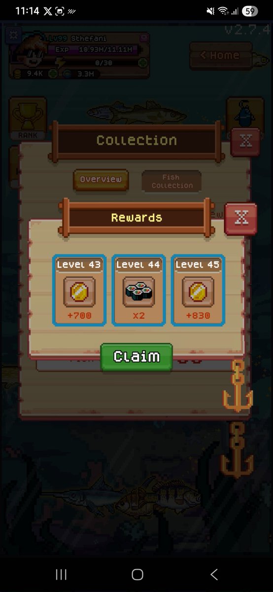 Pellicani.Ron| TRIBALLY (@bpellicani) on Twitter photo Recompensas del acuario de <a href="/FishingFrenzyCo/">Fishing Frenzy</a> ππ
Level 45π
Fish Collected 955 ππ£
Collection 4.26%
Unete a fishingfrenzy.co y vive una aventura super divertida.
Aqui enlance π
fishingfrenzy.co/?code=EMRVXD
#ronin #recompensas #unete #diversiΓ³n #peces #pesca Recompensas del acuario de <a href="/FishingFrenzyCo/">Fishing Frenzy</a> ππ
Level 45π
Fish Collected 955 ππ£
Collection 4.26%
Unete a fishingfrenzy.co y vive una aventura super divertida.
Aqui enlance π
fishingfrenzy.co/?code=EMRVXD
#ronin #recompensas #unete #diversiΓ³n #peces #pesca