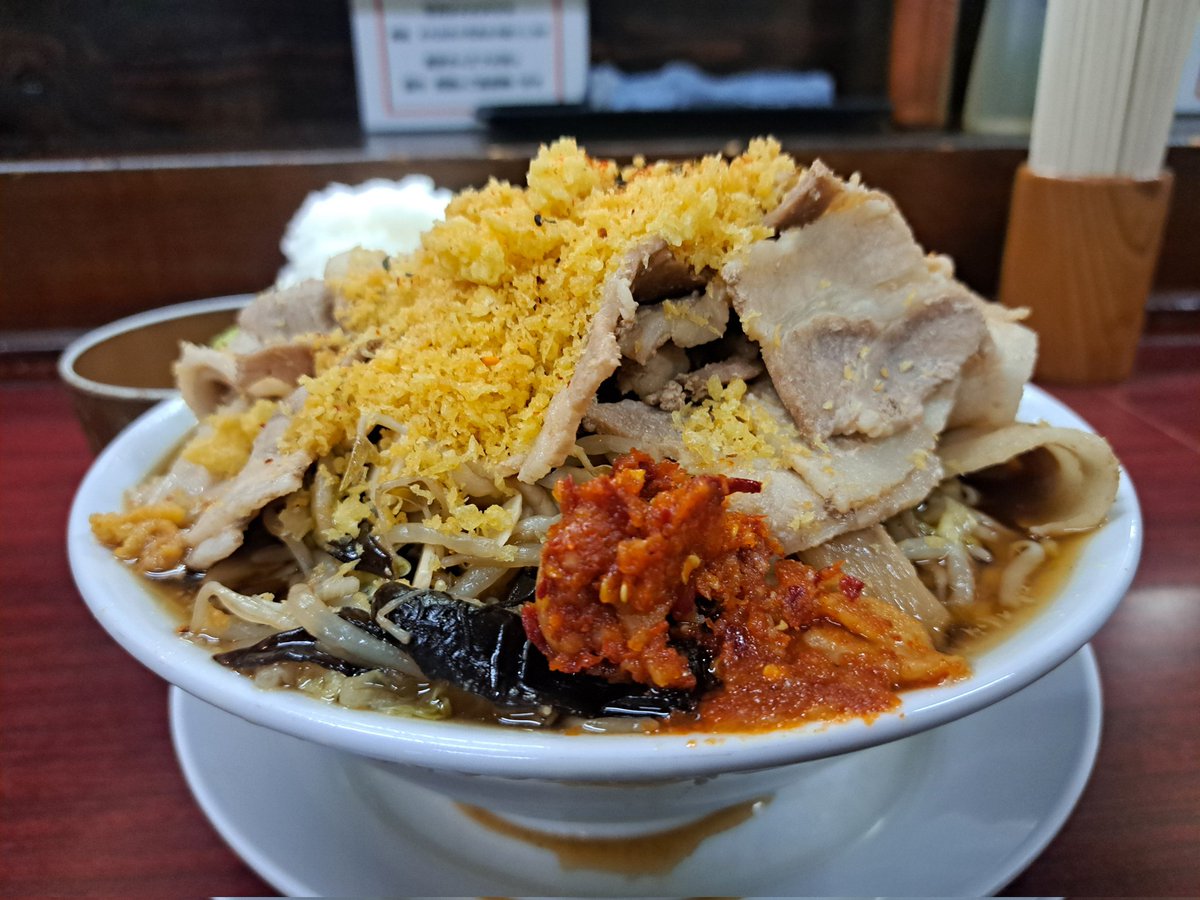 MAMO_CHANNEL666's tweet image. 今日は🍜三鷹
鶏こく中華すず喜
🌊海の日/イベントデー
🍜冷やしスタミナ麺+etc.
🍚ライス
無料TP
天かす/辛味/わさび
冷やしスタミナメン🍜
🐷豚バラと野菜タップリ✨
🍜🍝麺と絡んで最高👍💮
セルフ🍚🐷肉丼も激うま💘
🍜めっちゃ美味かった😋
ジャンク感が半端ない😆
新店🌟かわさ鬼も楽しみ🎵