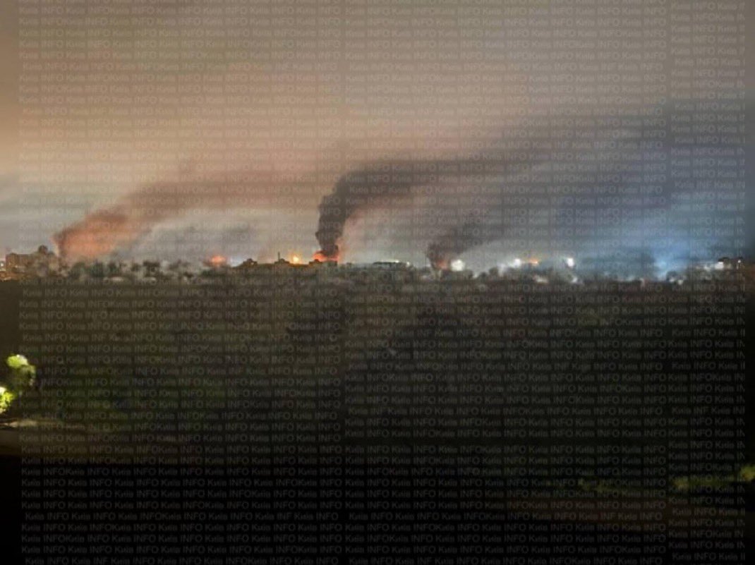 visegrad24's tweet image. BREAKING:

Smoke rises over Kyiv after a major Russian drone and ballistic missile attack over the past hours.

Several Ukrainian cities have been hit