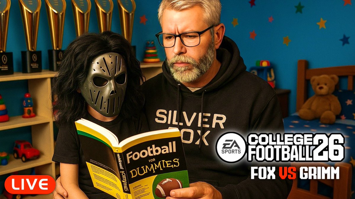silverfoxgamr's tweet image. 10am ct.
We’re gonna teach @GrimmHollywood a very valuable lesson.
NCAA FOOTBALL 26🔥