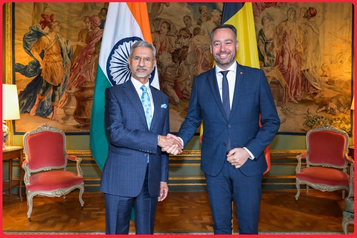 DrSJaishankar's tweet image. Extend warm felicitations to DPM & FM @prevotmaxime, the Government and the people of the Kingdom of Belgium on their National Day.
Confident that our close and multifaceted cooperation will continue to deepen in the years ahead.
🇮🇳 🇧🇪