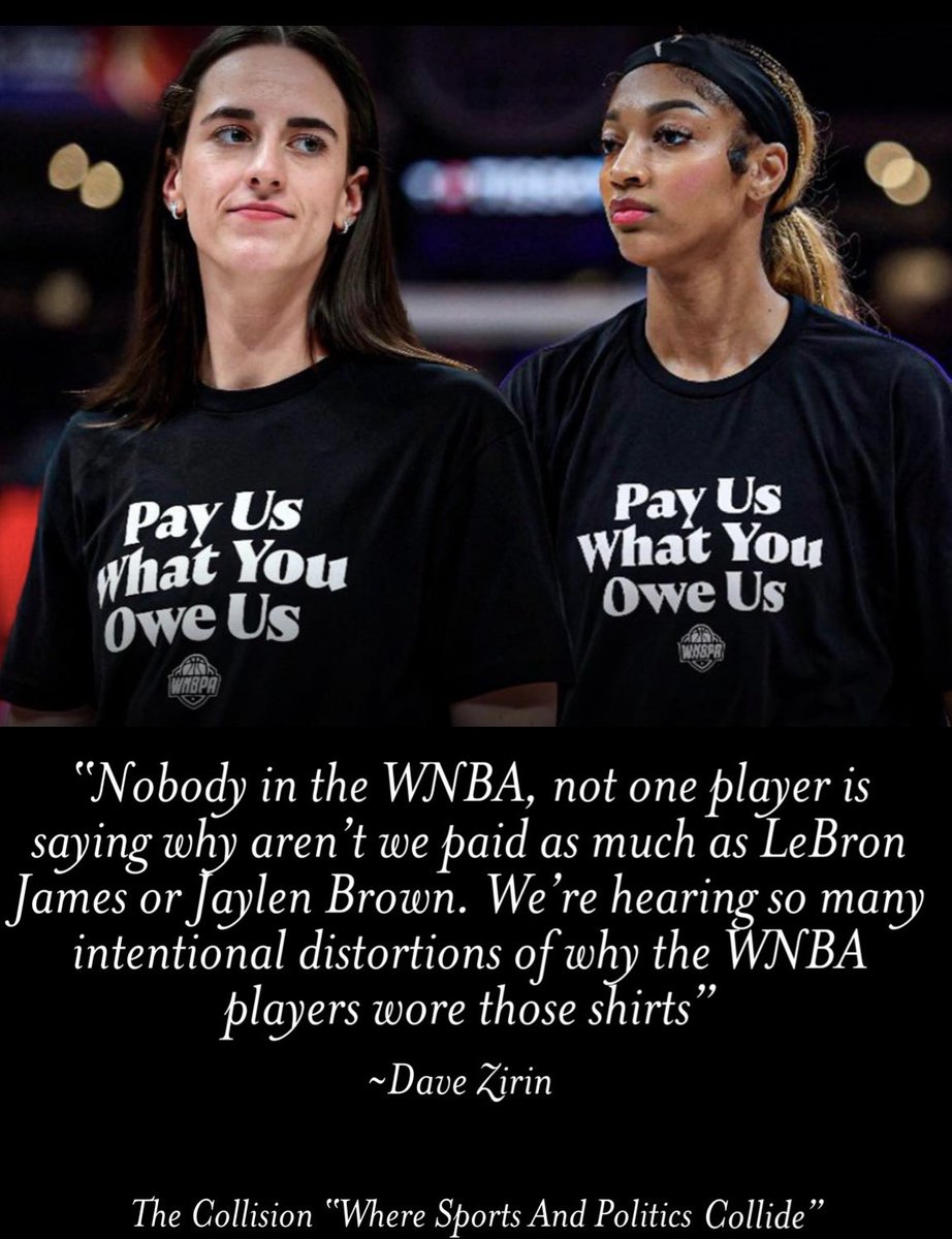 etanthomas36's tweet image. Of course nobody has actually said that, but we will hear distortions of the truth all week about why the WNBA players wore those shirts.
Great Discussion On The Collision “Where Sports And Politics Collide”
youtu.be/nf89RBEpCAk
#PayUsWhatYouOweUs
#wnba #wnbaallstar