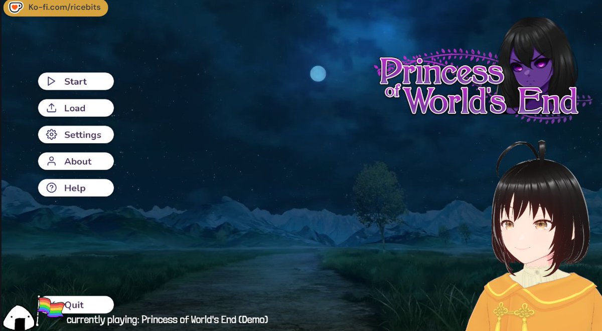 BoopRicebits's tweet image. 🌺🌺
Guess what we're checking out tonight? A dark fantasy novel with a lady MC and full voice-acting! The demo of PRINCESS OF WORLD'S END by @wacolstudios.
I'm really excited to see what's what before they launch their Kickstarter. :>
#visualnovel #indiegame #indiedev