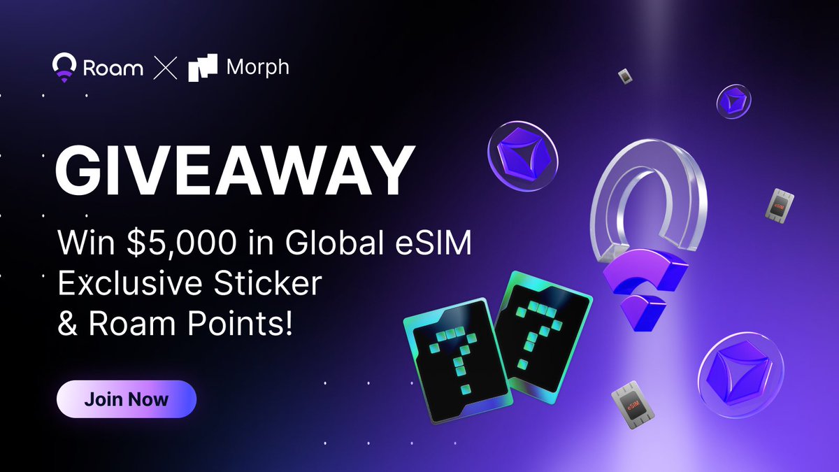 weRoamxyz's tweet image. Roam x @MorphLayer : Unlock Elite Connectivity &amp;amp; More

Roam is proud to partner with Morph to bring exclusive global eSIM benefits to Black &amp;amp; Platinum cardholders.

💳  Morph Black Card – VIP lifestyle perks, travel benefits &amp;amp; Roam rewards
 💎 Morph Platinum Card – A Soulbound…