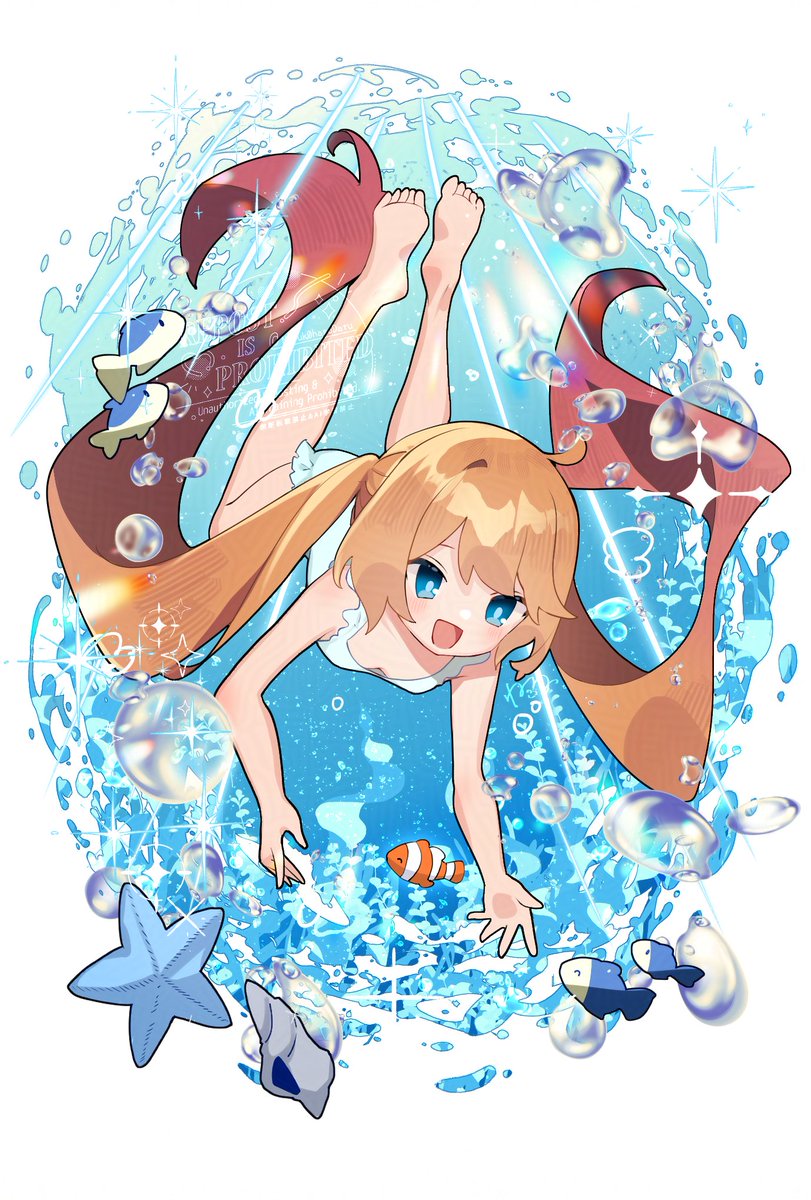 Neruk0hasoDatu's tweet image. シエルちゃん🫧🐠
#海の日
 #oc